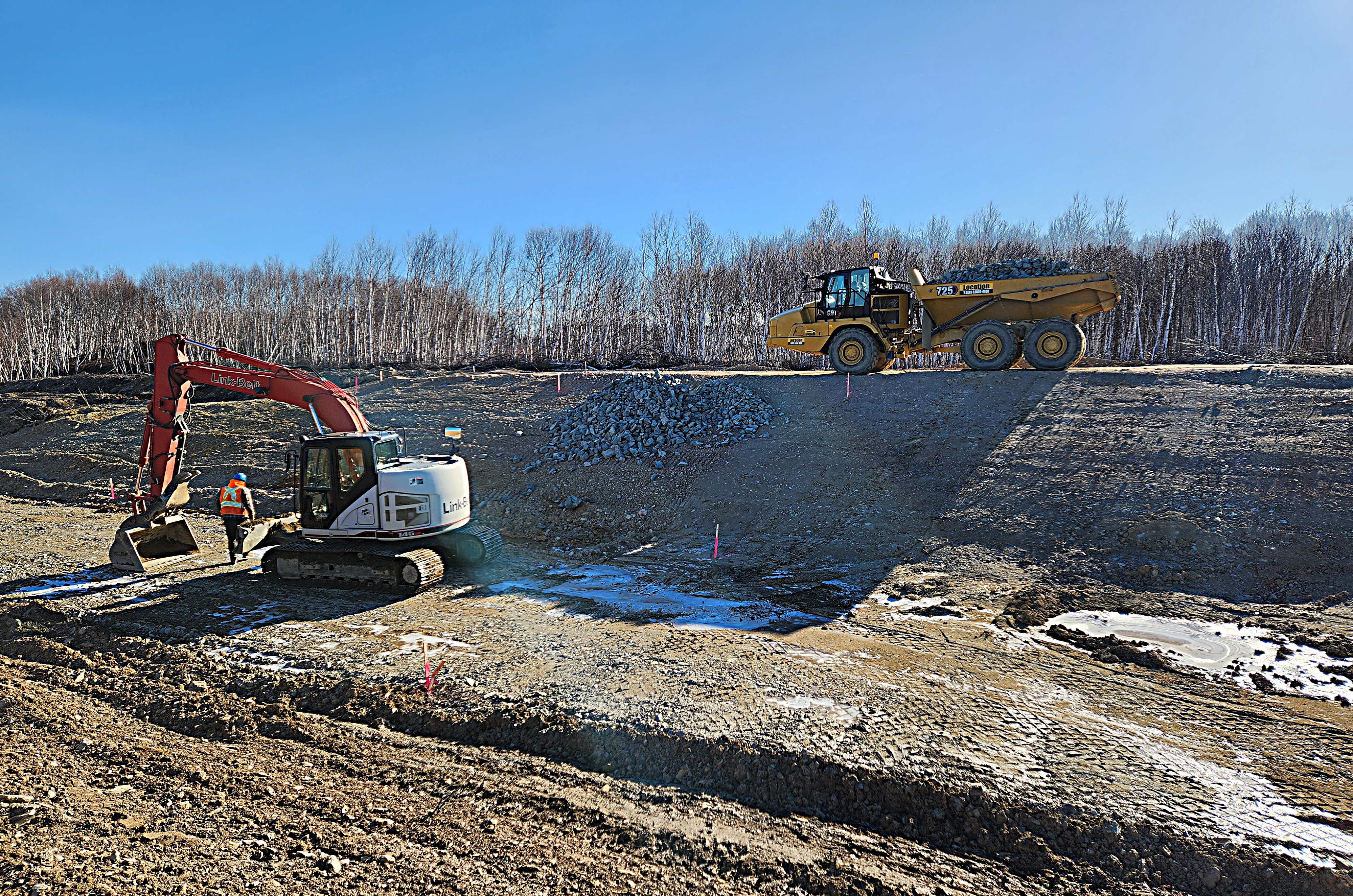 Heavy excavation work