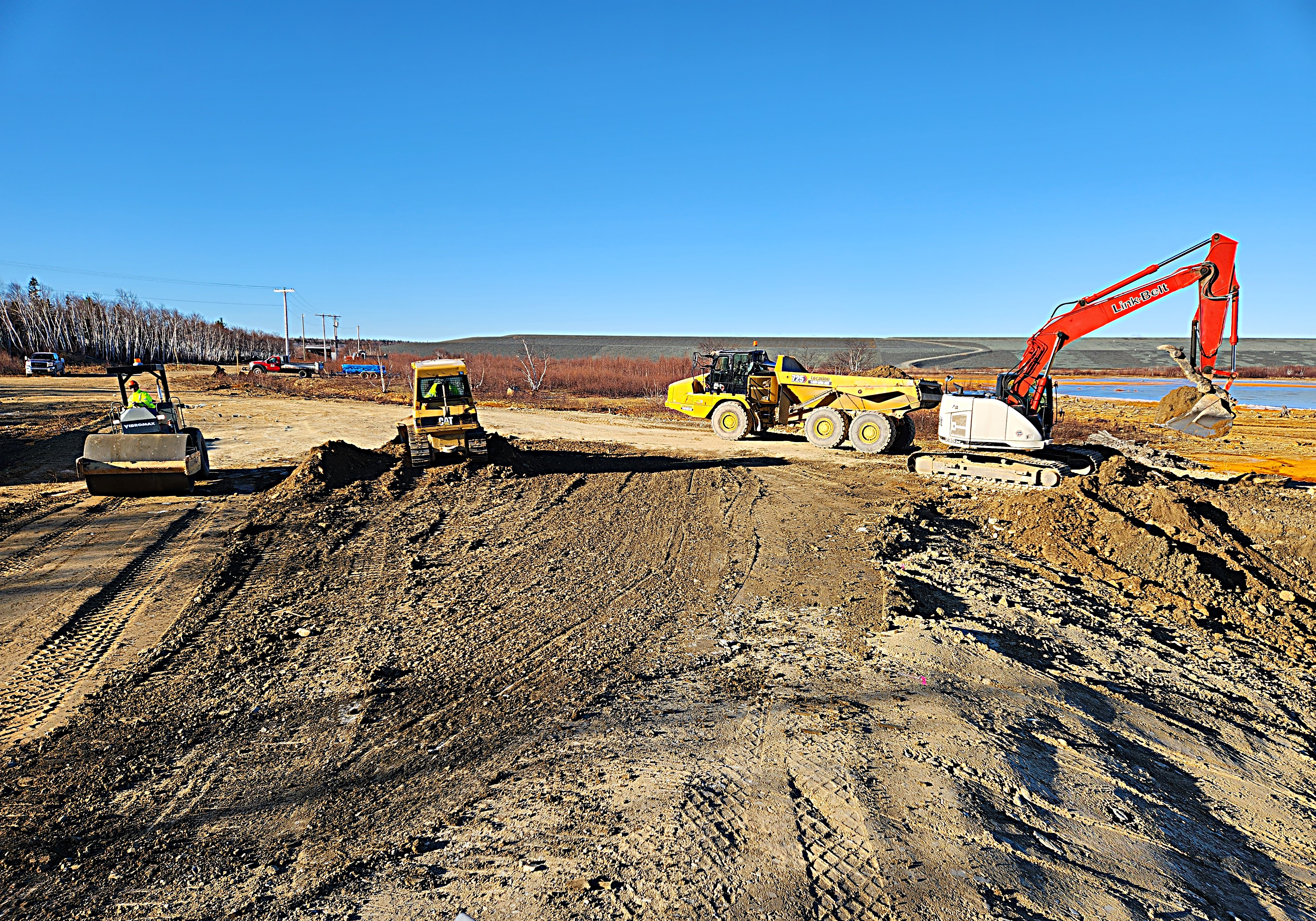 Excavation earthworks