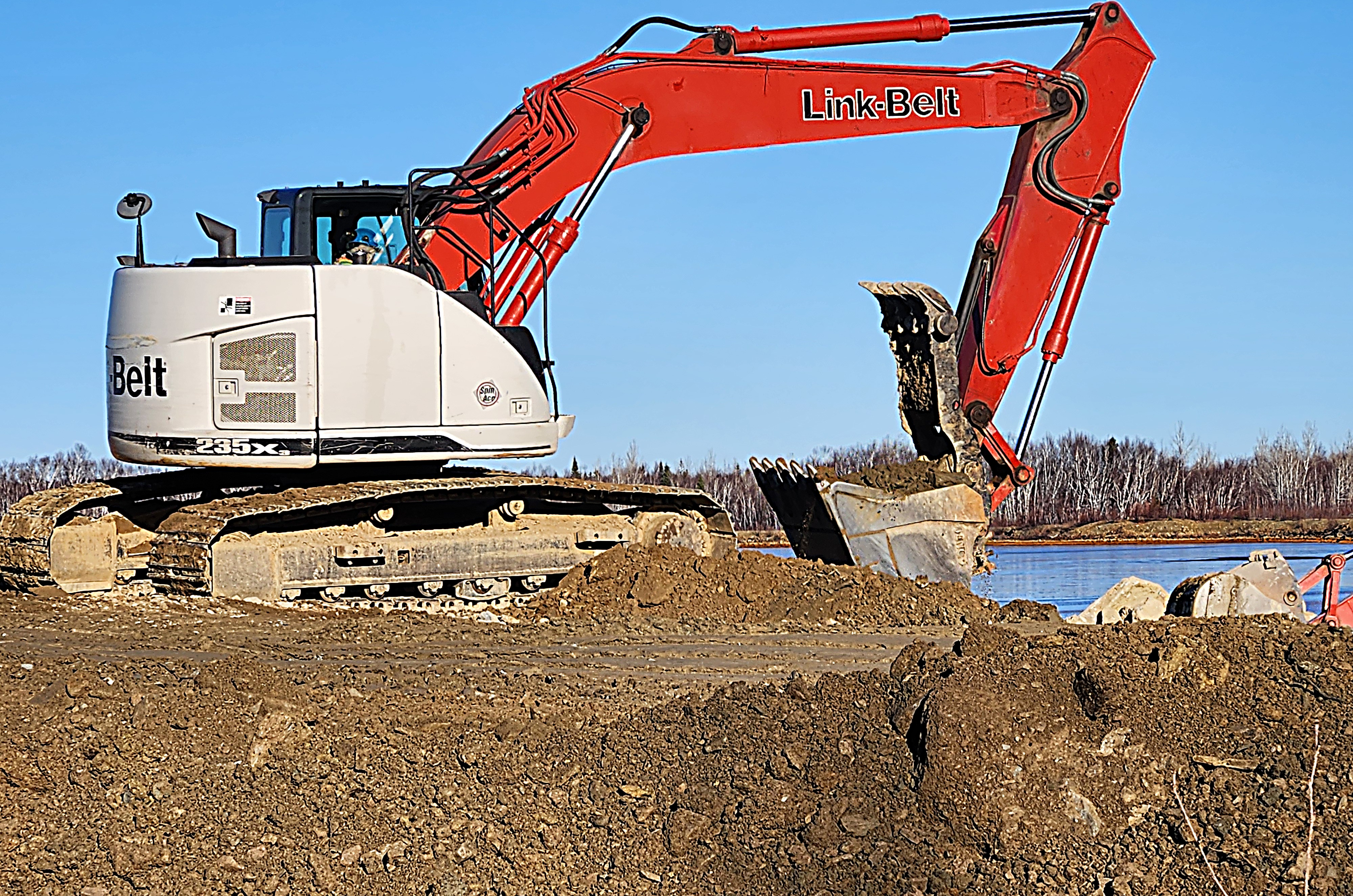 Excavation earthworks