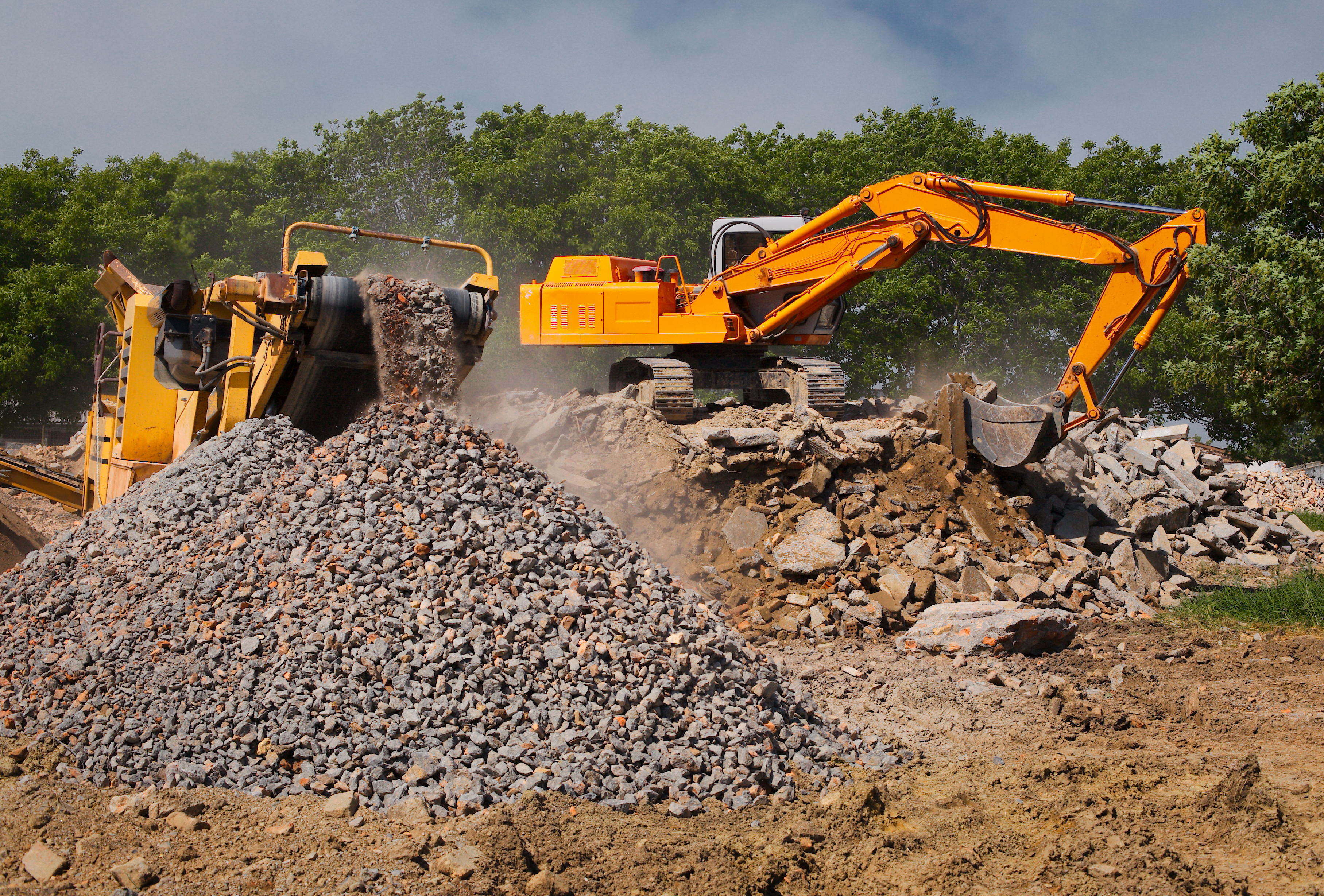 Heavy excavation